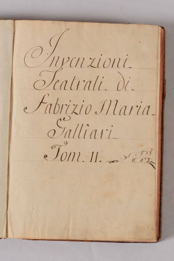 Bernardino Galliari (Andorno Micca 1707-1794) Invenzioni teatrali