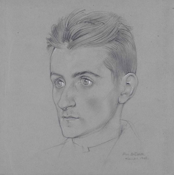 Artista tedesco del XX secolo Ritratto di giovane