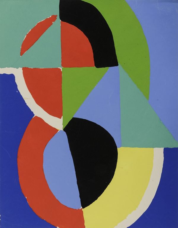 Sonia Delaunay (1885-1979) XXe siècle N7, 1955