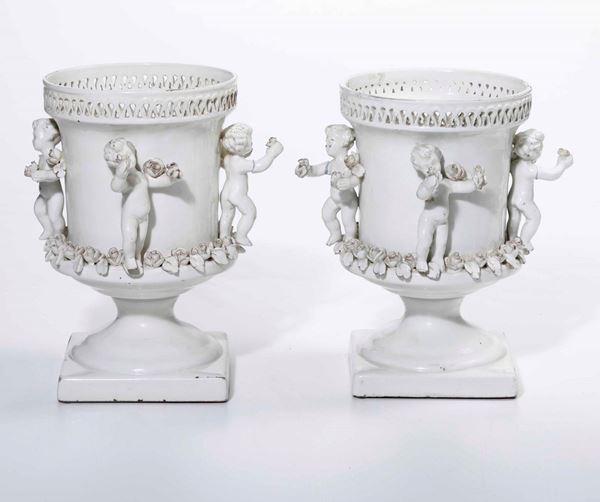Coppia di vasi, XIX - XX secolo