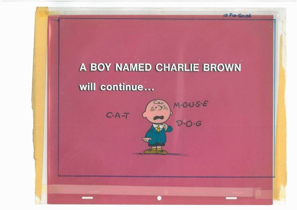 Charles Schulz (1922 – 2000) A Boy Named Charlie Brown: Cat – Mouse – Dog