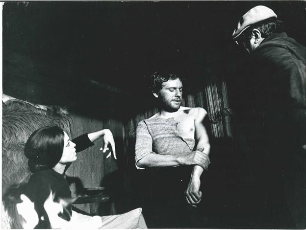 Willy Rizzo Lotto composto da 6 fotografie “Le Grand Silence”, 1968 regia di S. Corbucci con Klaus Kinski e J.L. Trintigan