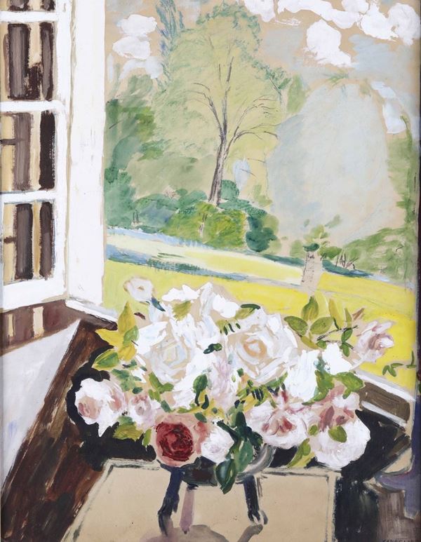 Mario Cavaglieri (1887 - 1969) Alla finestra