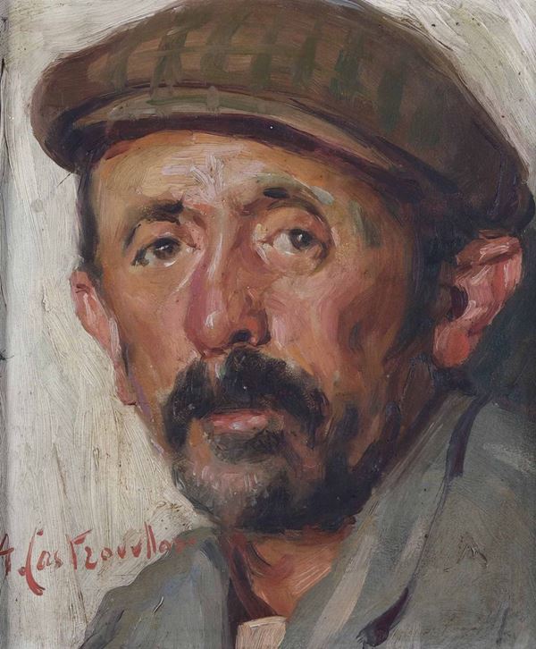 Arnaldo Castrovillari (1886 - 1919) Ritratto maschile