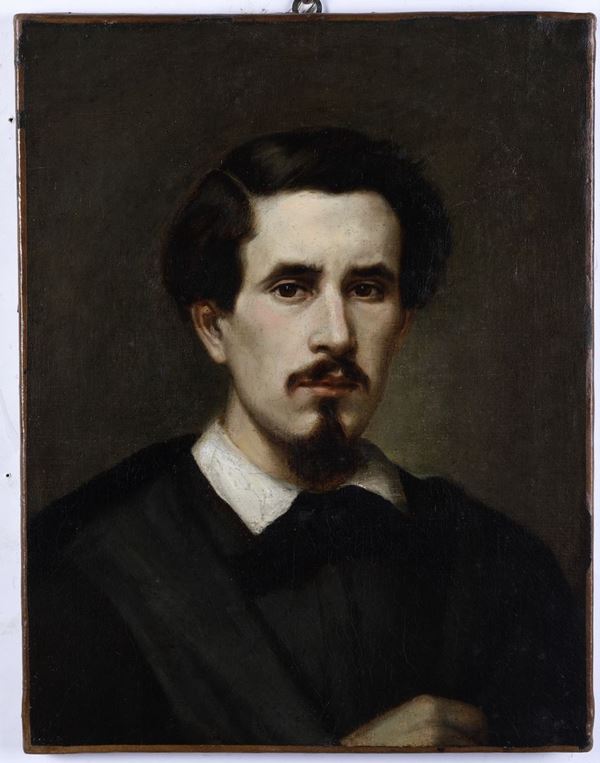 Silvestro Lega (1826 - 1895), attribuito a Ritratto d’artista