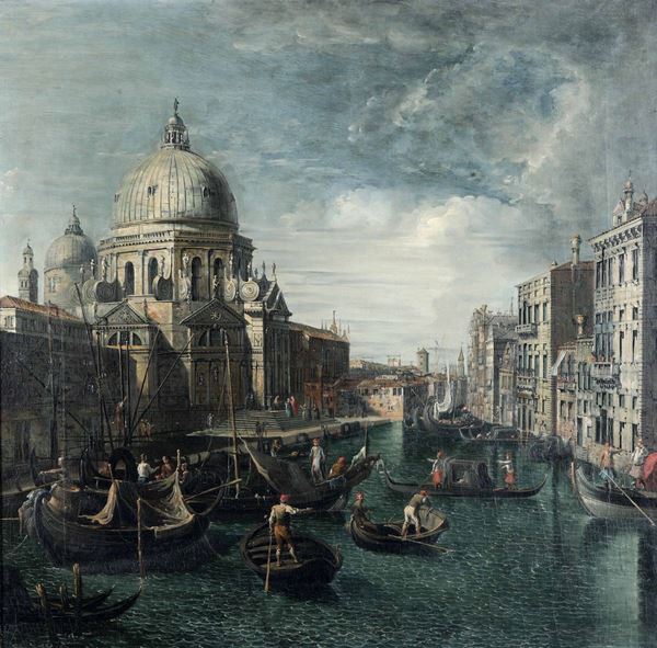 William James (documentato a Londra dal 1746 al 1771) Veduta della Chiesa della Salute a Venezia
