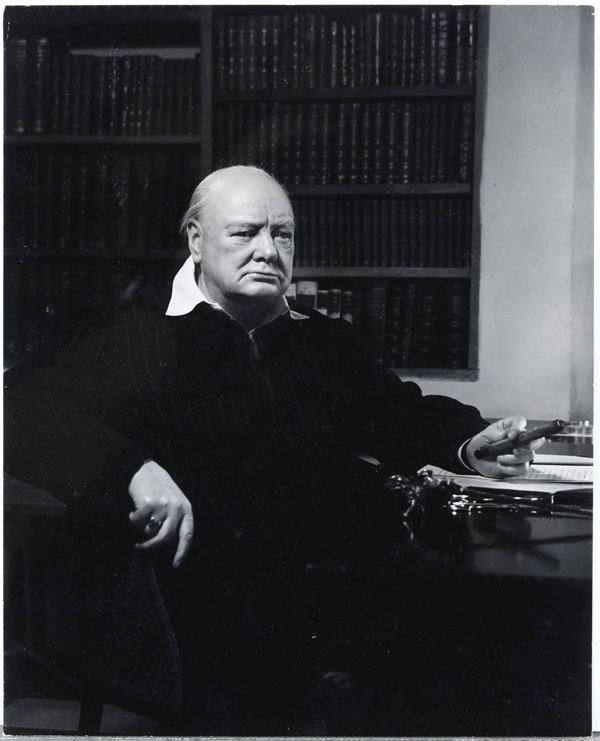 Phlippe Halsman (1906-1979) Winston Churchill