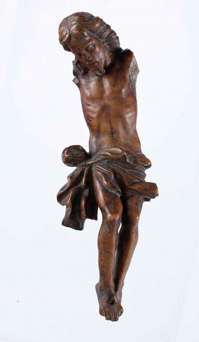 Corpus Christi in legno di bosso. XVII-XVIII secolo  - Asta Scultura | Cambi Time - Cambi Casa d'Aste