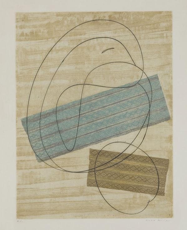 Max Ernst (1891-1976) Papier peint, 1967