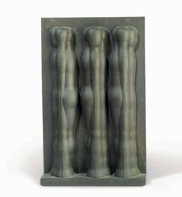 Joannis Avramidis (1922-2016) Relief mit drei Figuren, 1977