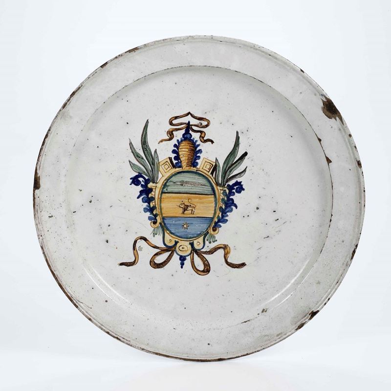 Grande piatto Italia centrale, XIX - XX secolo  - Asta Ceramiche | Cambi Time - Cambi Casa d'Aste