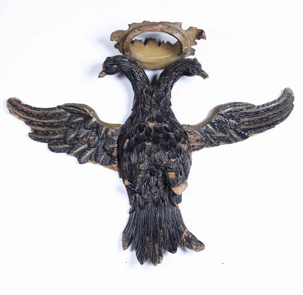 Aquila bicipite. Scultore d’oltralpe del XIX secolo