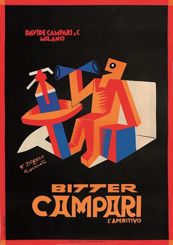 Fortunato Depero (1892-1960) BITTER CAMPARI L APERITIVO