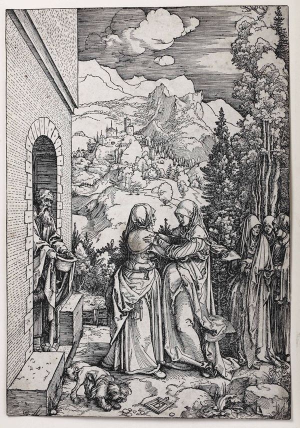 Durer Albrecht - Albrecht Durer (Norimberga 1471-1528) La visitazione