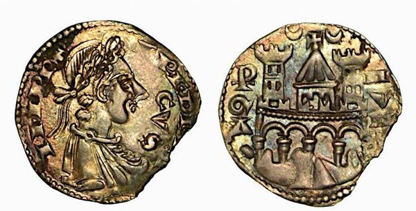 BERGAMO. Comune, a nome di Federico II (1194-1250). Grosso da 4 denari, anni 1236-1250.