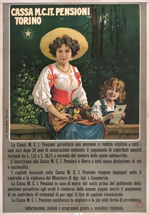 Leonida Edel (1864-1940) CASSA PENSIONI TORINO