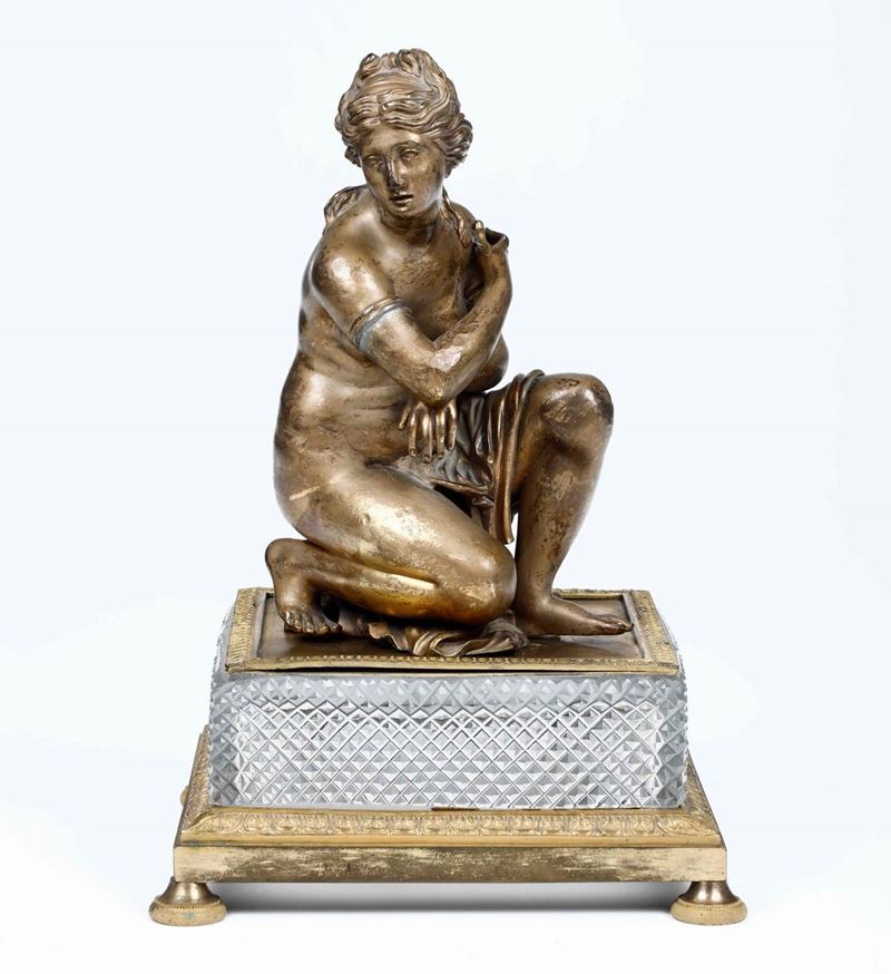 Venere accovacciata in bronzo dorato, XX secolo  - Auction Sculptures | Cambi Time - Cambi Casa d'Aste
