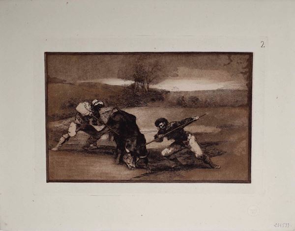 Francisco Goya - Goya Francisco  (Fuendetodos, 1746 – Bordeaux, 1828) Otro modo de cazar a pie.