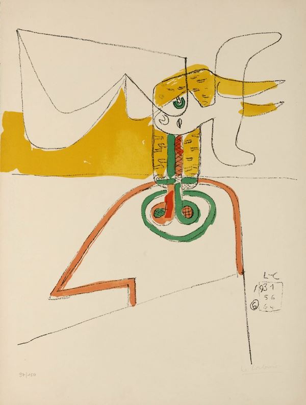 Le Corbusier (1887-1965) Taureau 6/Icone 8, 1931-1964