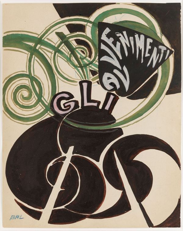 Giacomo Balla (1871-1958) Progetto per la copertina della rivista Gli Avvenimenti, 1916 ca