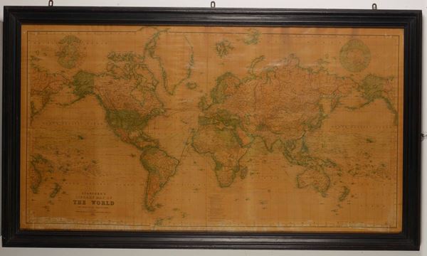 Carta geografica, Inghilterra 1900