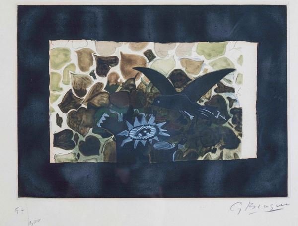 Georges Braque (1882-1963) Le nid vert, 1950 ca