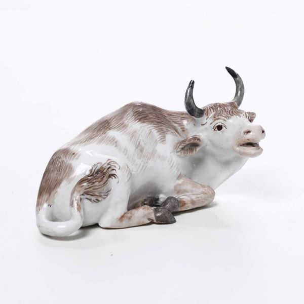 Figurina di mucca Vienna, Manifattura Imperiale, terzo quarto del XVIII secolo