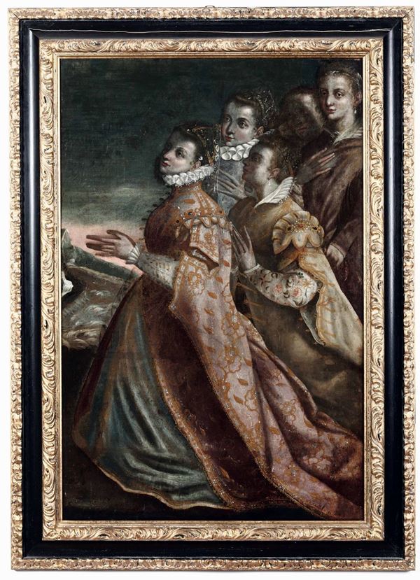 Lavinia Fontana (Bologna 1552 - Roma 1614), attribuito a Gentildonne in veste di committenti