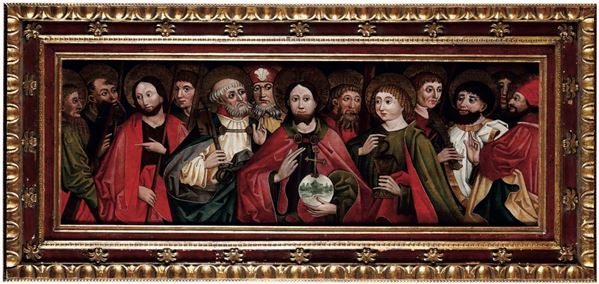 Michael Pacher (Falzes 1435 - Salisburgo 1498) Cristo tra gli apostoli