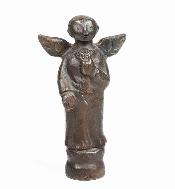 Angioletto in bronzo dello scultore Umberto Piombino