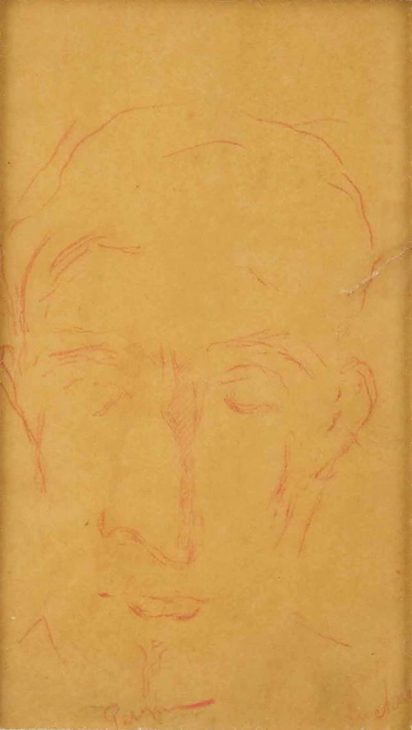 Anton Pevsner (1884-1962) Portrait de Marcel Duchamps (bozzetto per il busto di Marcel Duchamp - Yale University Art Gallery), 1925 ca.