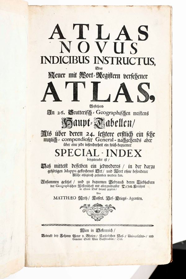 Seutter Georg Matthäus Atlas novus indicibus instructus... 1728