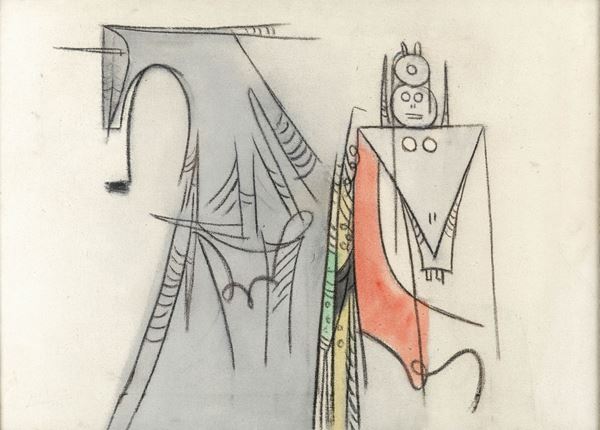 Wifredo Lam (1902-1982) Personnage, 1959