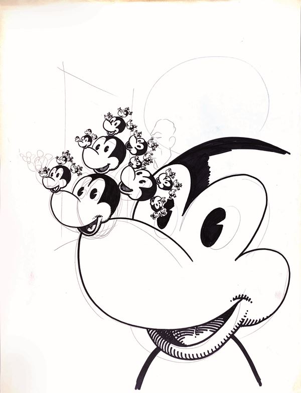 Andrea Pazienza (1956- 1988) Mickey Mouse
