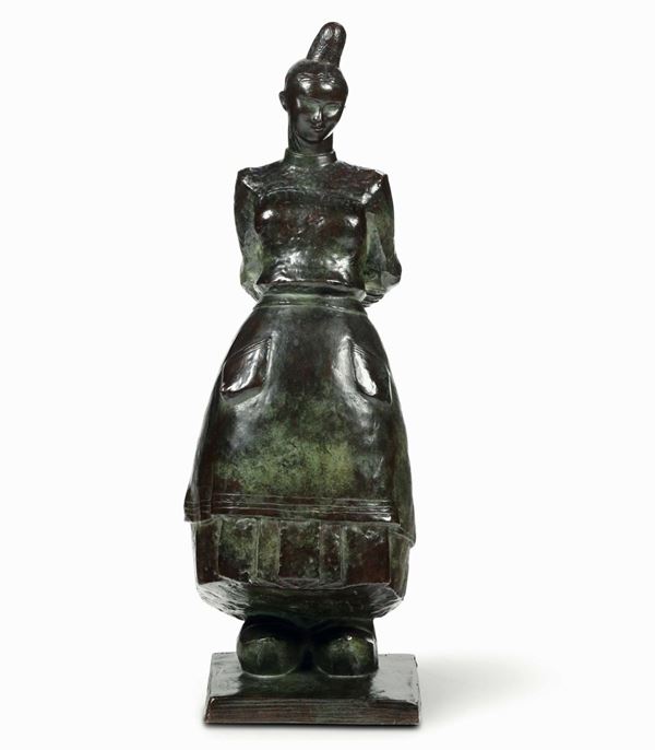 Nito Marquez (1903 - 1980) Figura femminile orientale