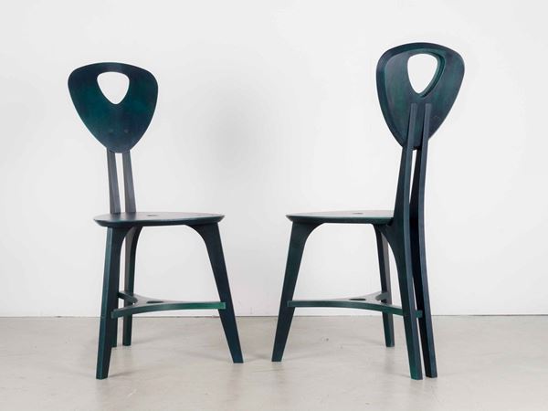 Cesare Griffa - Set of 2 chairs - Dr Oparin and Mr Haldane