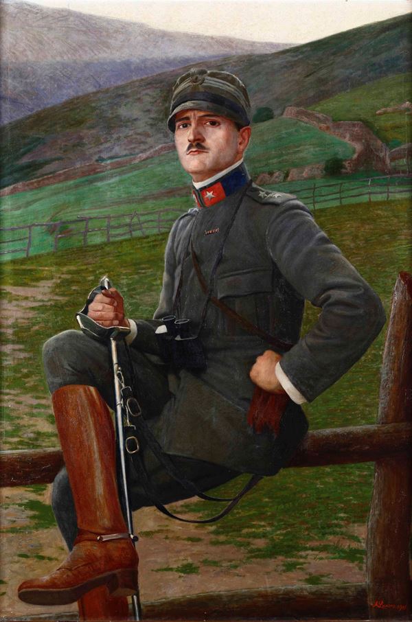 Alfredo Luxoro - Ritratto di soldato, 1916