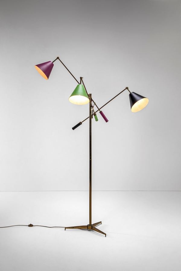 Angelo Lelii - Adjustable floor lamp mod. 12128 Triennale