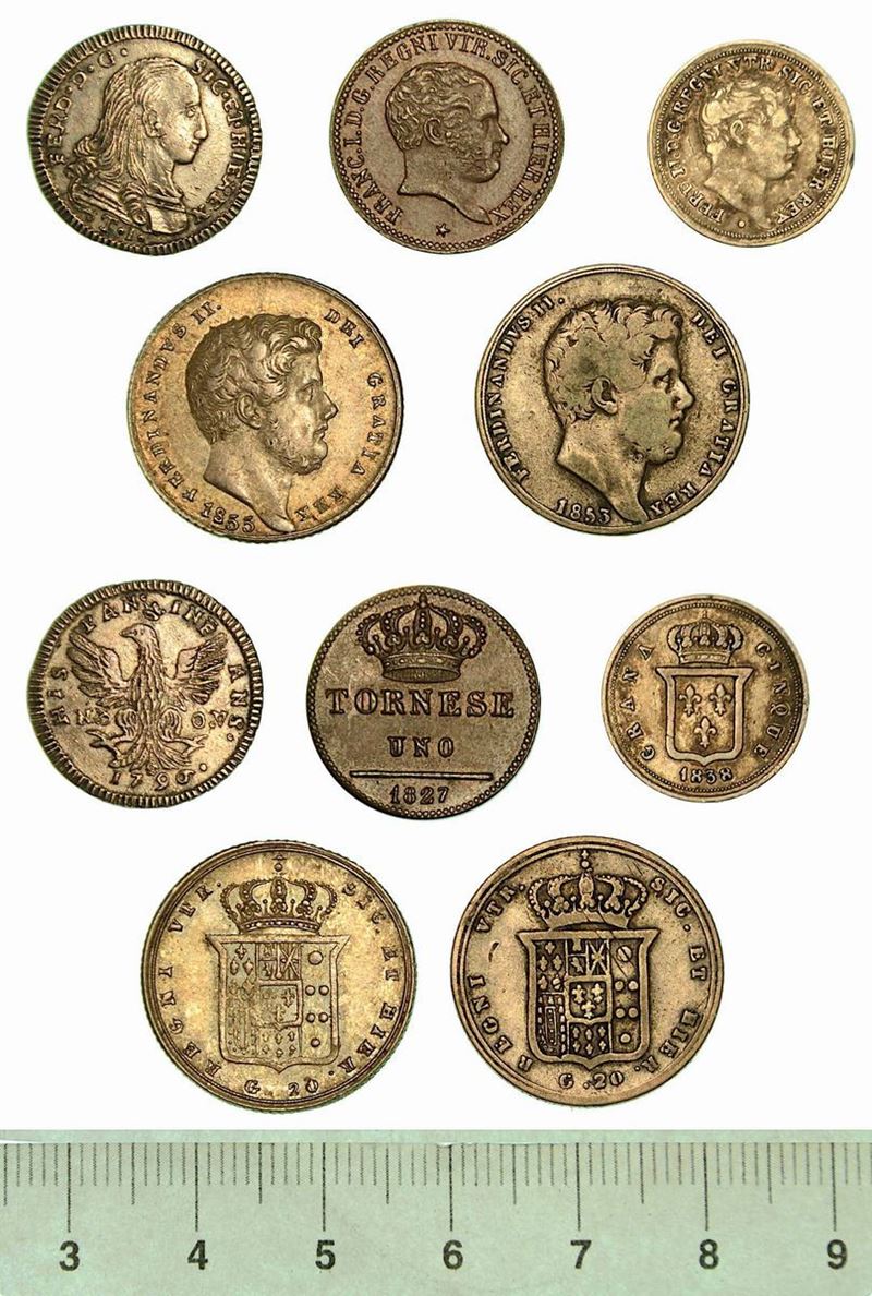 NAPOLI E PALERMO. Lotto di cinque monete.  - Auction Numismatics - Cambi Casa d'A [..]