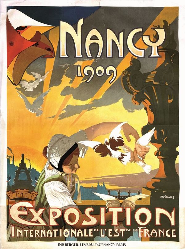 P.R  Claudine - Nancy 1909, Exposition Internationale de L'est de la France