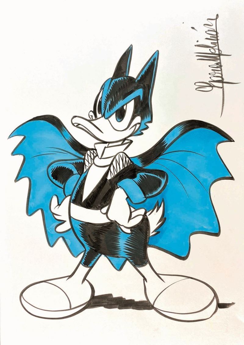 Lara Molinari : Paper Bat  - Auction POP Culture and Comics - Cambi Casa d'Aste