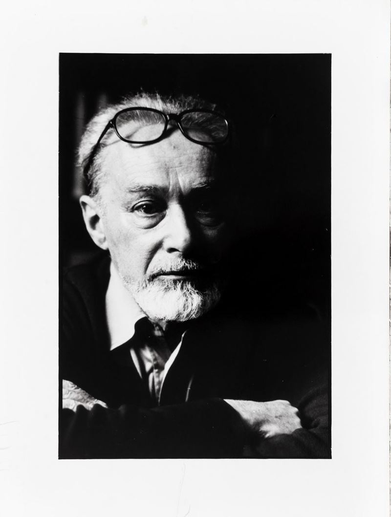 Giovanni Giovannetti : Primo Levi  - b/w photographic print - Auction Affordable Photos | Cambi Time - Cambi Casa d'Aste