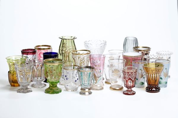 Ventitre bicchieri, XIX e XX secolo  