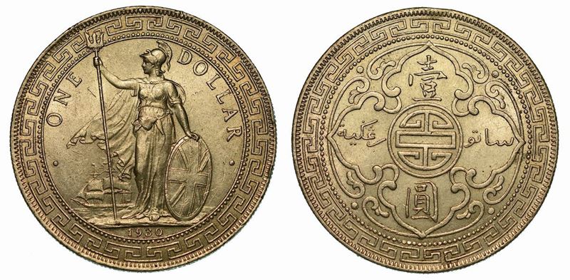 REGNO UNITO. GEORGE V, 1910-1936. Trade Dollar 1930.  - Auction Numismatics - Cambi  [..]