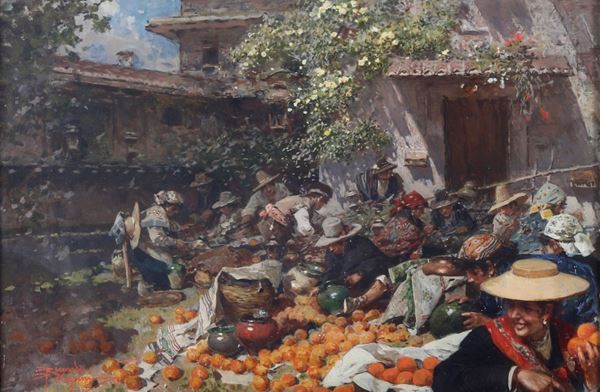 Riccardo Pellegrini - Los naranjeros de Sevilla, 1912