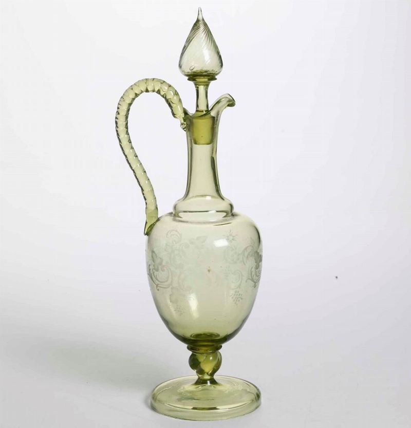 Brocca, prima metà del XX secolo  - Auction Ceramics and Glass | Timed Auction  [..]
