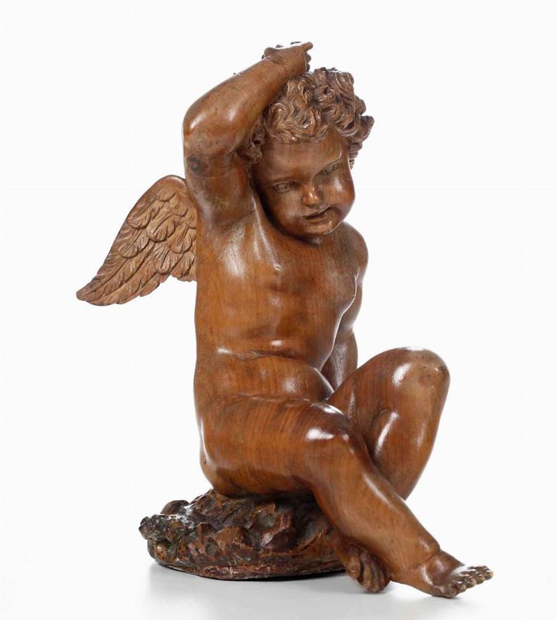 Putto. Legno scolpito. Arte italiana del XIX secolo  - Auction Sculptures | Cambi Time - Cambi Casa d'Aste