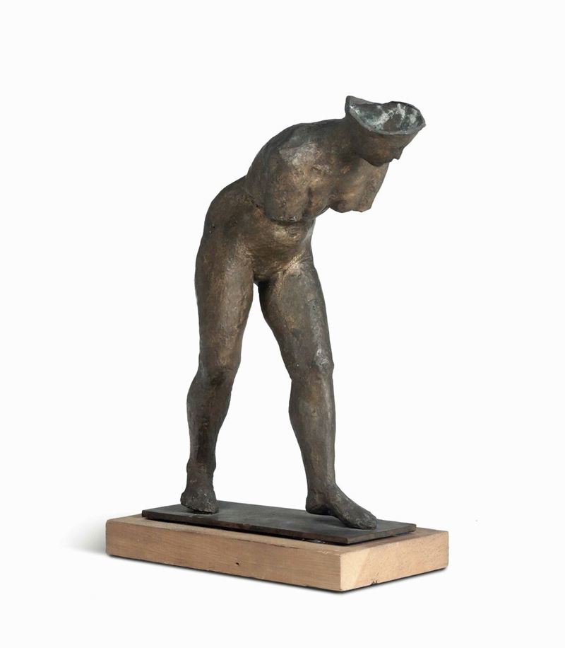 Bruno Calvani : Nudino  (1962)  - Scultura in bronzo - Asta Arte Moderna & Contemporanea  [..]