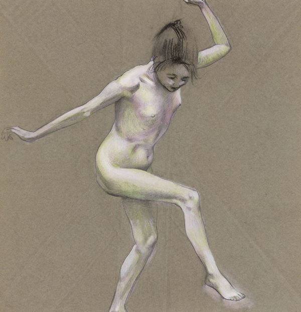 Antonio Maraini - Studio di nudo femminile danzante