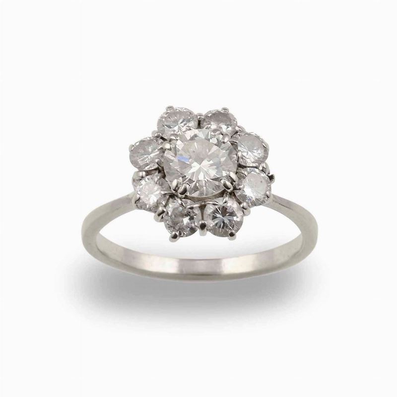 Brilliant-cut diamond ring  - Auction Fine and Coral Jewels - Cambi Casa d'Aste